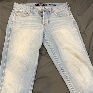 Low rise crop boyfriend